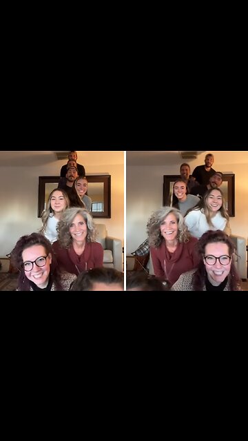 Family's first time at synchronized dance challenge looks incredible