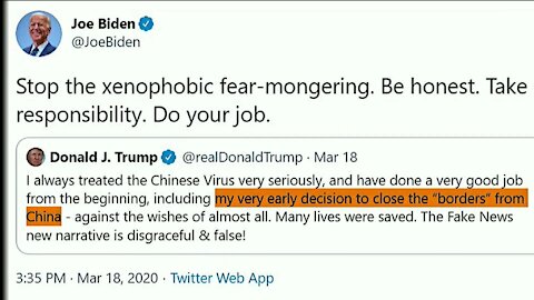 Joe Biden On Travel Bans!