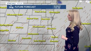 Light snow on Sunday