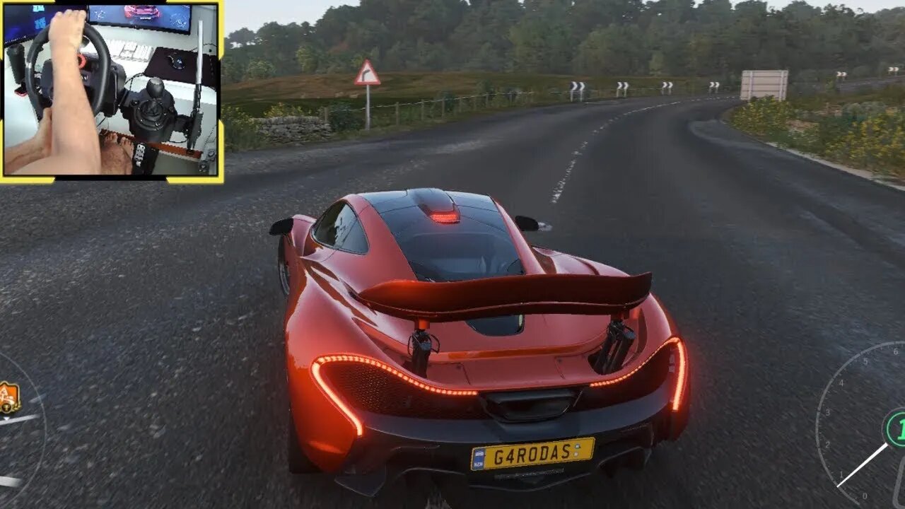 MCLAREN P1 2013 Forza Horizon 4 gameplay Logitech g29