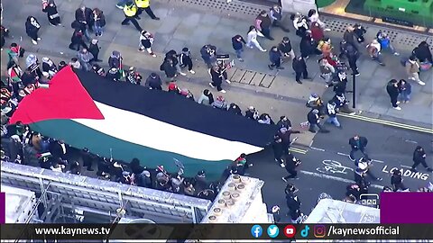 فلسطین سے اظہار یکجہتی کیلئے ریلی