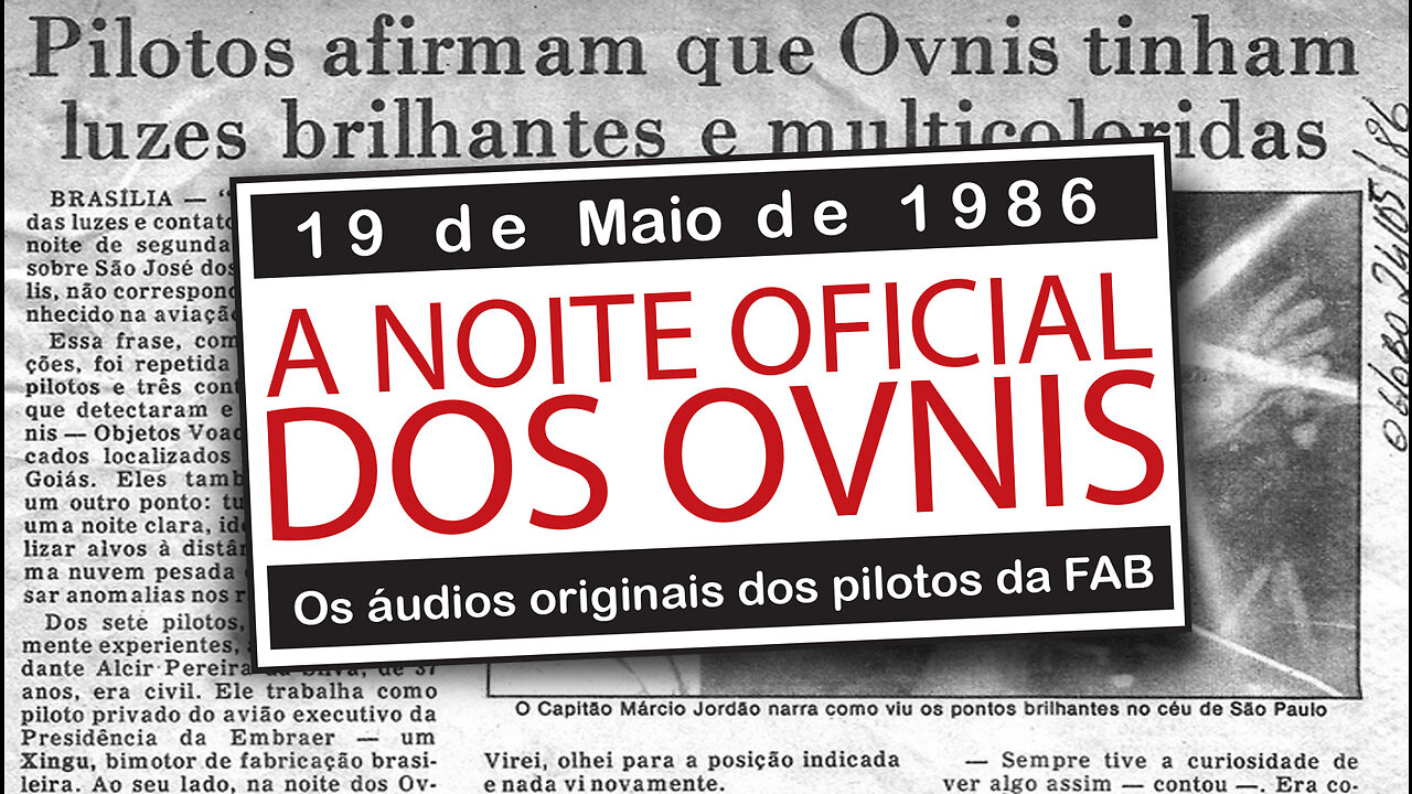 Noite Oficial dos OVNIS | Áudio dos Pilotos | Official UFO Night | UAP | JV Jornalismo Verdade
