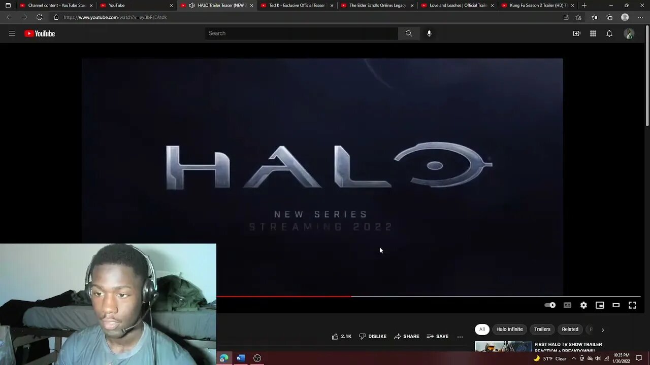 REACTION!!!HALO Trailer Teaser (NEW 2022)