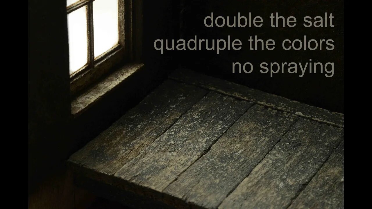 Double the Salt - Quadruple the Colors - No Spraying