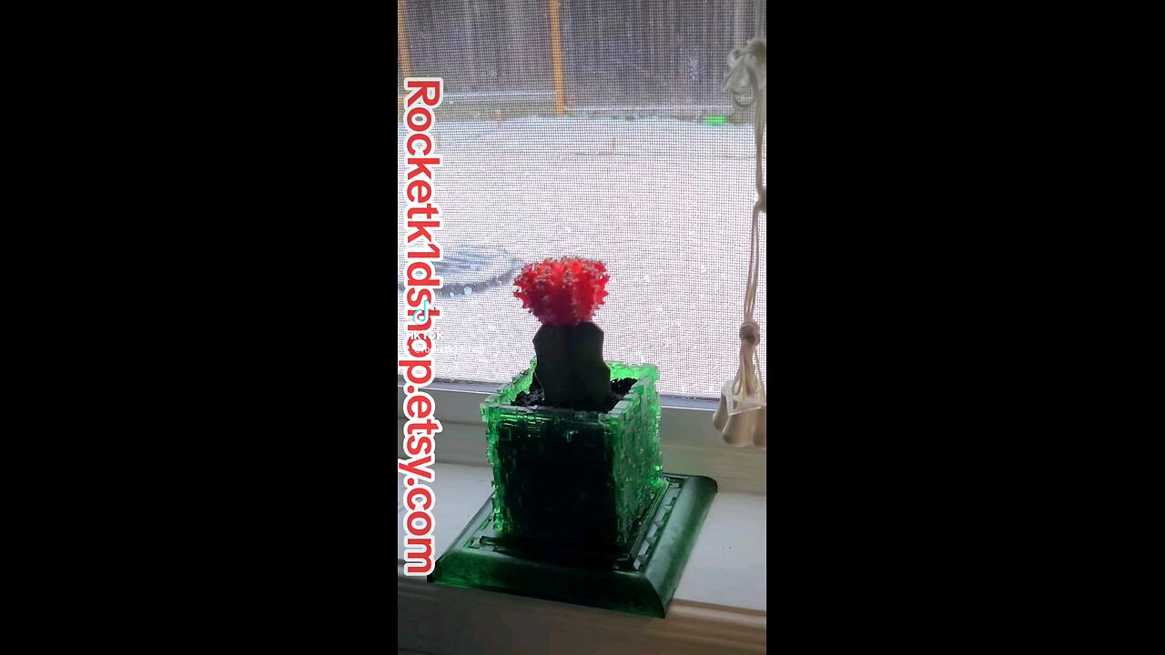 BORG CUBE Cactus Planter and Drip Tray launch.
