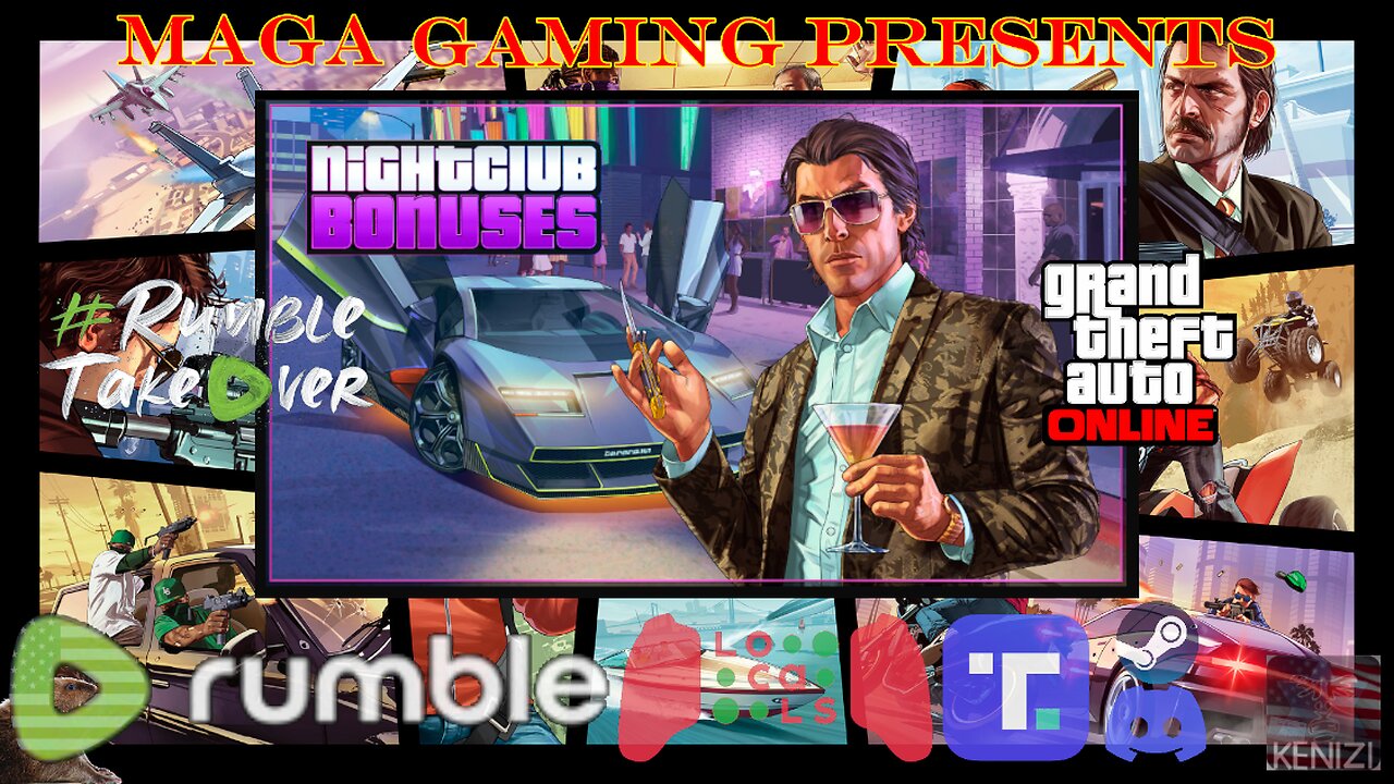 Official Rockstar Newswire, then some GTAO - Nightclub Bonuses Week: Friday w/ Sandking