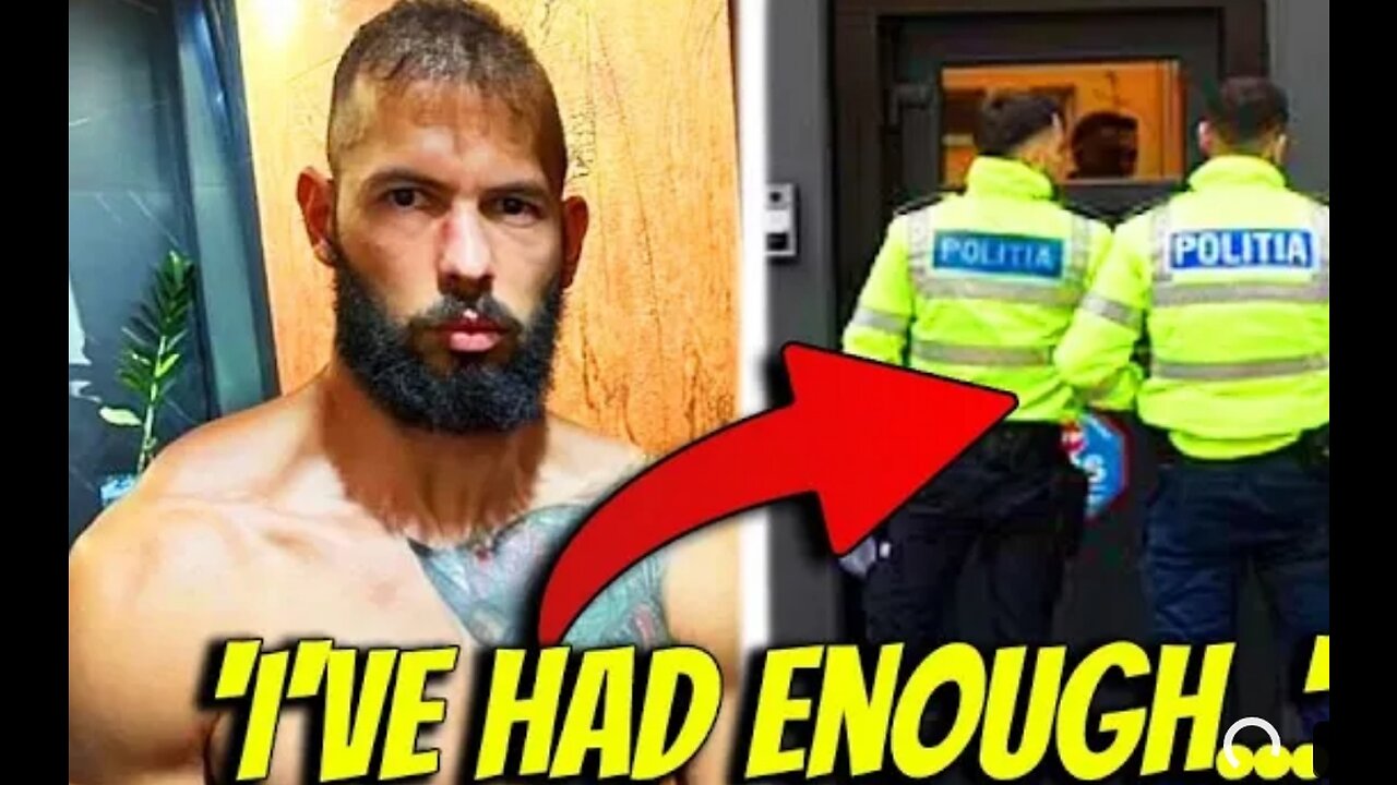 Andrew tate is Angry on Police, Tate update