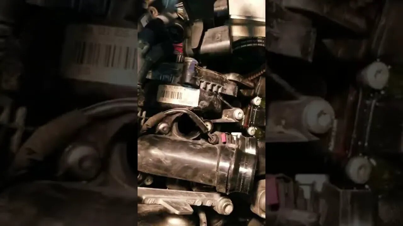 #audi water pump disgrace #mechanic
