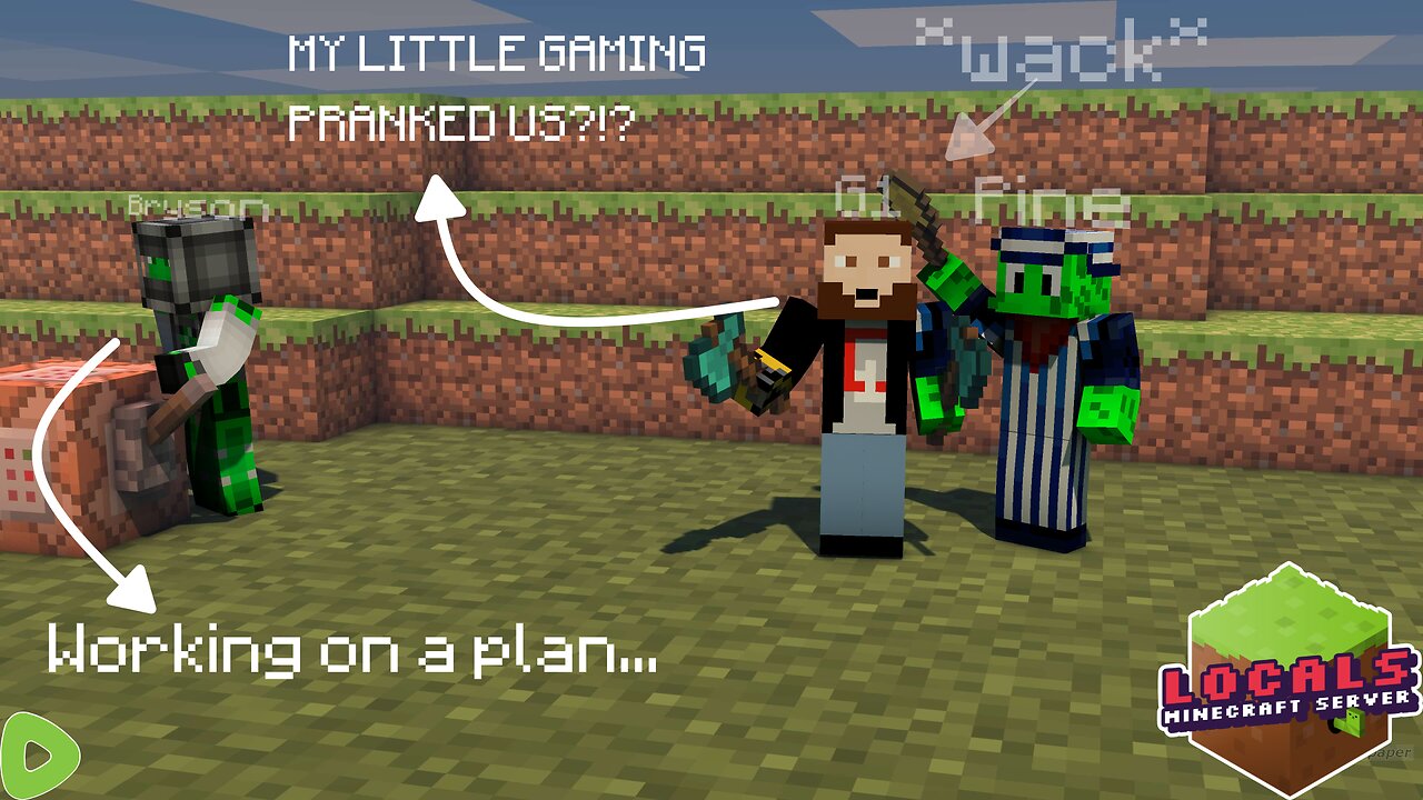 MYLITTLEGAMING PRANKED US? MLG PRANK REACTION! - Locals SMP!