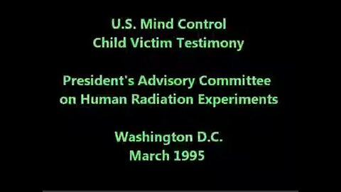 The Grey Area - Presentation - Child Subject Testimony Then and Now - (Episode 1 / Part 3)