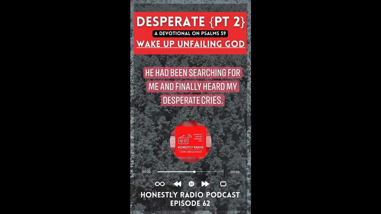 Turn To God in Desperate Moments. It will Reshape and Redefine Your Future. | Honestly Radio Podcast