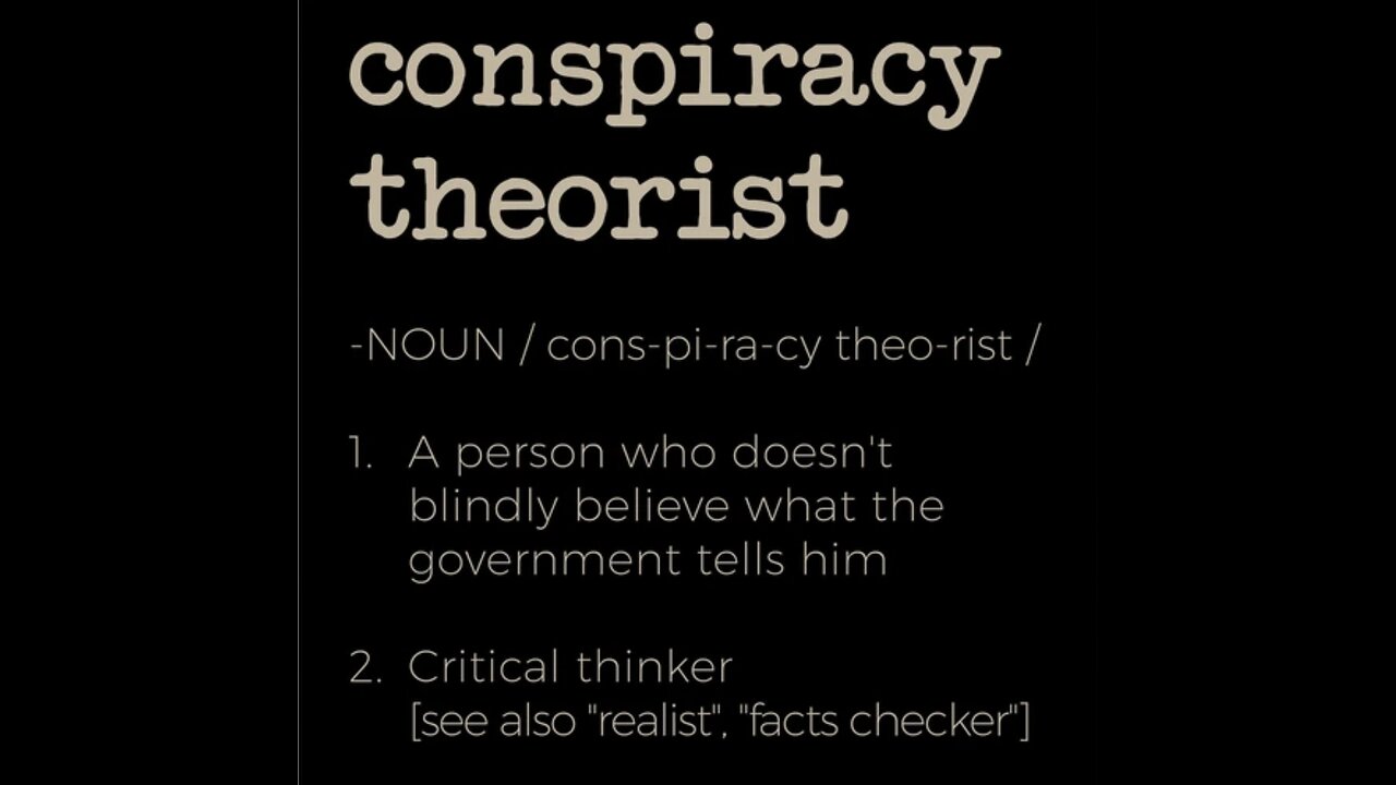 100% Proven Conspiracy Theories Show Conspiracy Is the Norm & Not An Aberration PART 1