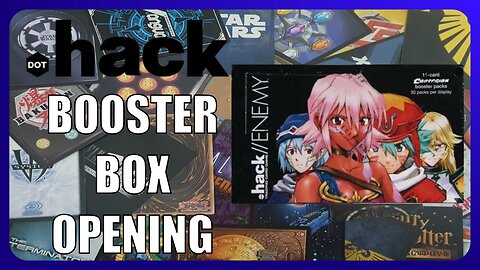 Unboxing Dot Hack Enemy TCG Booster Box : OOP Ep026