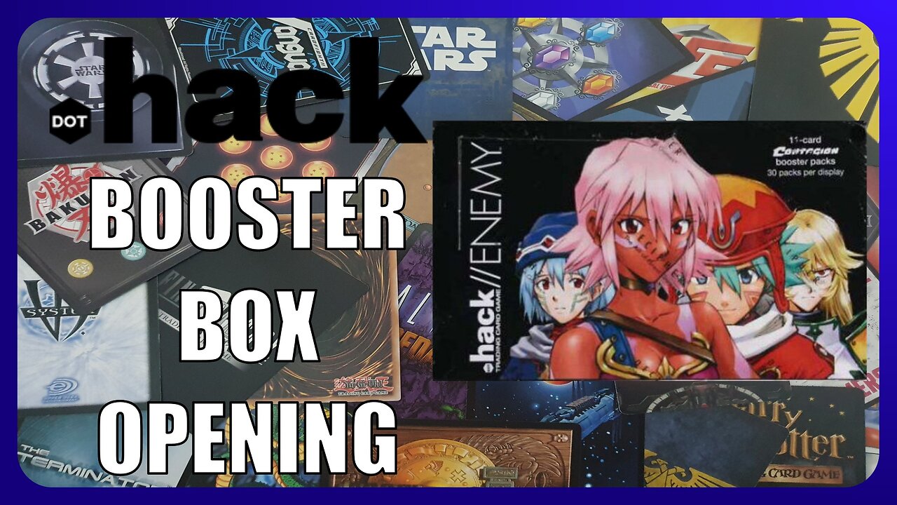 Unboxing Dot Hack Enemy TCG Booster Box : OOP Ep026