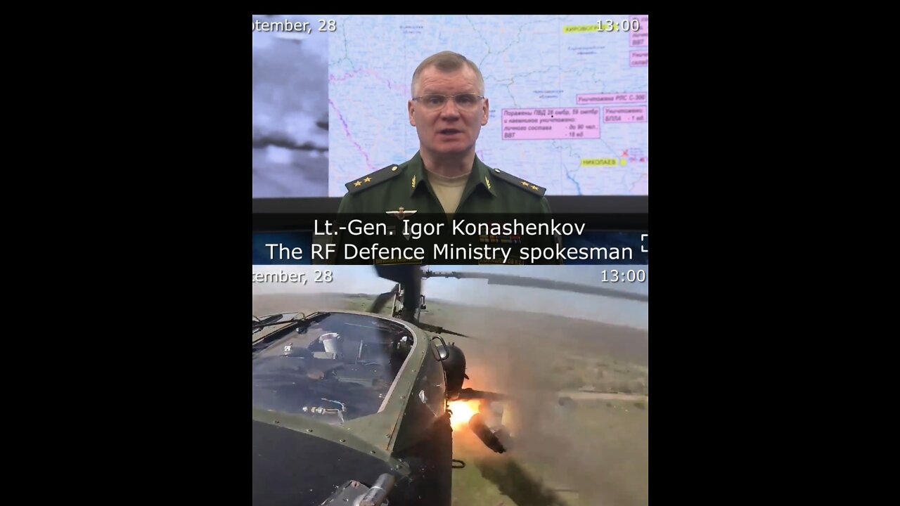 28.09.22⚡️ Russian Defence Ministry report on the progress of the deNAZIfication in Ukraine