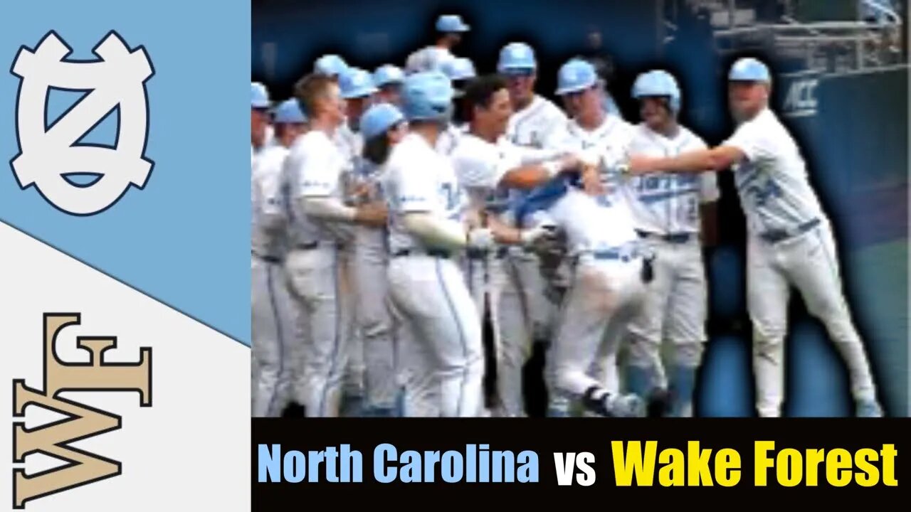 Wake Forest vs North Carolina Highlights | 2022 College Baseball