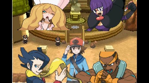Battle with The Elite 4 Pokemon Black Nuzlocke 15