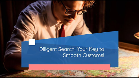 Unlocking the Secrets of a Diligent Search: A Guide to Smooth Customs Clearance