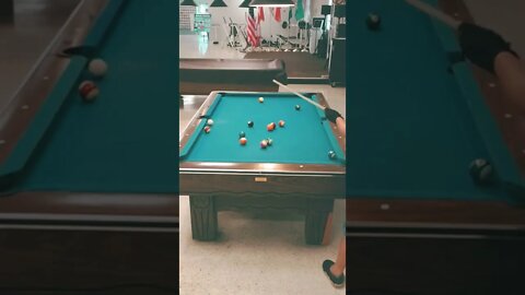 slight improvement in my aim...... SLIGHT #shorts #pool #billiards