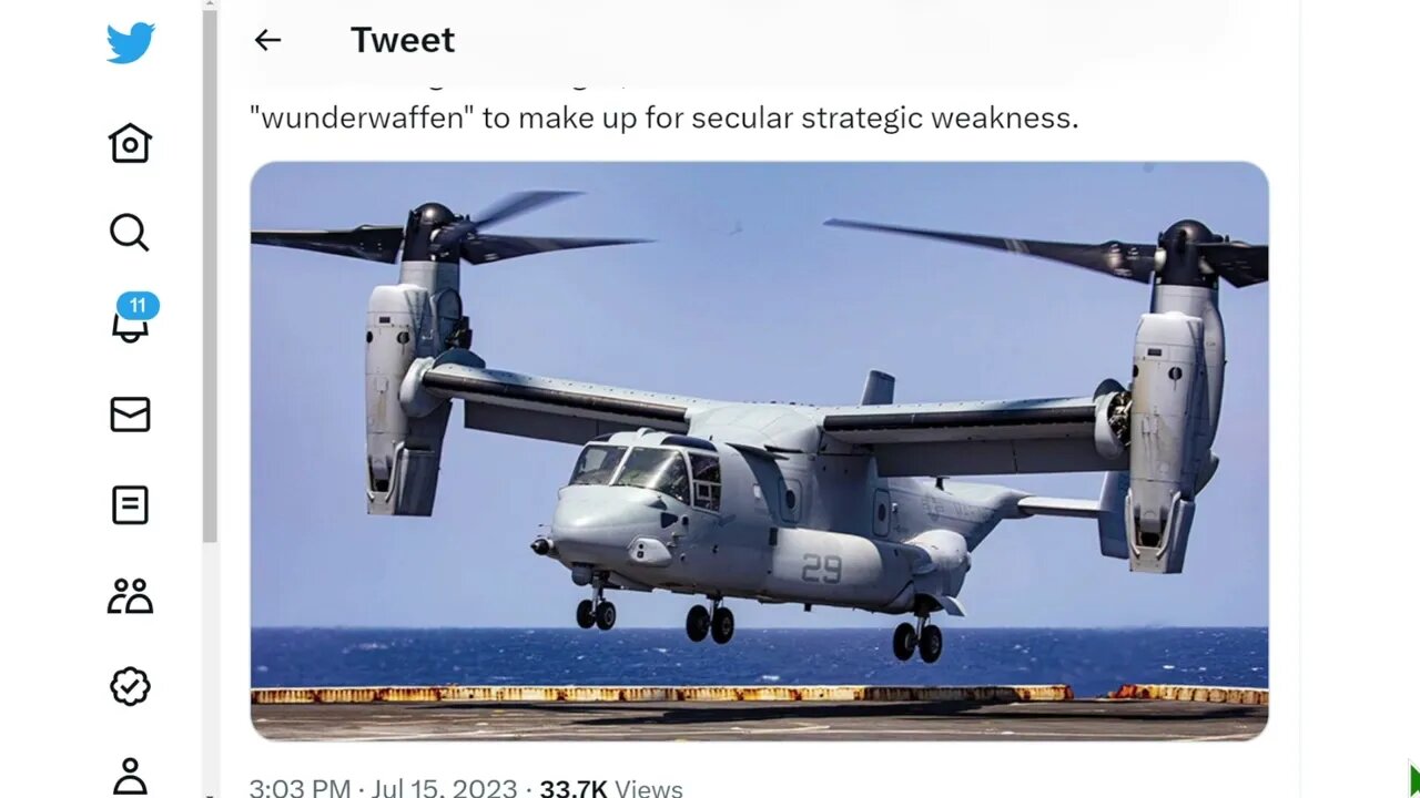 V-22 可能是最能體現當前美國軍事危機的國防部計劃