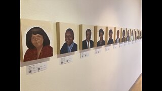 Artist reflects on Legacy Park portraits project