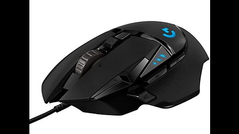Logitech G502 HERO High Performance 600 DPI, RGB, Adjustable Weights,