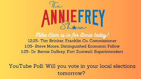 Local Elections, Trusting Institutions, Changes in Education • Annie Frey Show 4/3/23