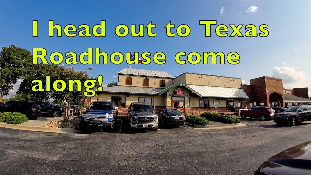 I take the motorcycle to Texas Roadhouse ride with me!