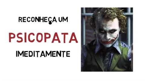 Aprenda COMO IDENTIFICAR UM PSICOPATA | Saiba as principais características da psicopatia Lázaro