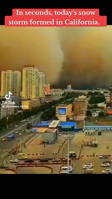 Biblical snowstorm in California