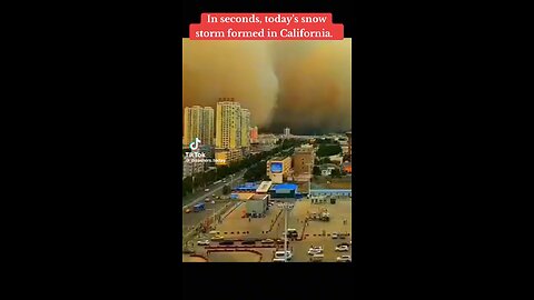 Biblical snowstorm in California