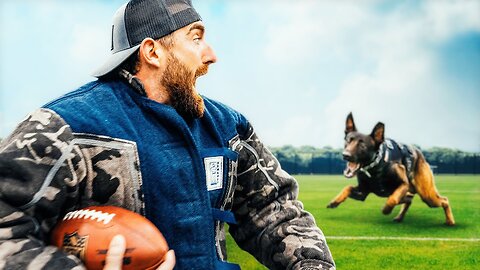 Can We Outrun a Police Dog? | Animal Olympics | Dude Perfect
