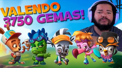 VOCÊ PODE GANHAR 3750 GEMAS GRÁTIS NO ZOOBA: Jogo de Batalha Animal