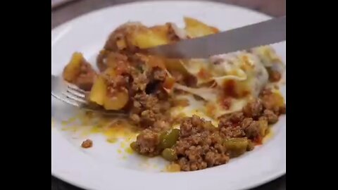 # potato #ground beef 🥔🥩