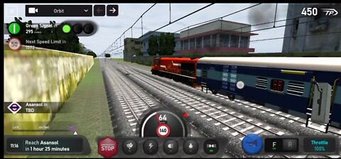 Chennai to Asansol Indian Train Travel Simulation