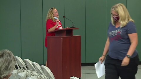 Nordonia Hills parents came out to protest district mask mandate