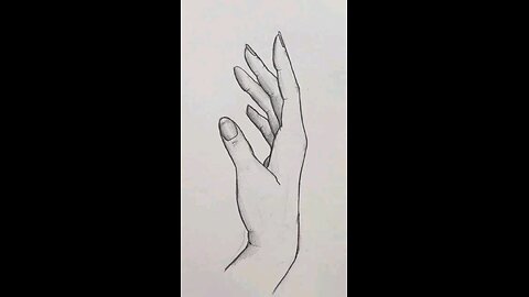 easy way to draw hand sketch