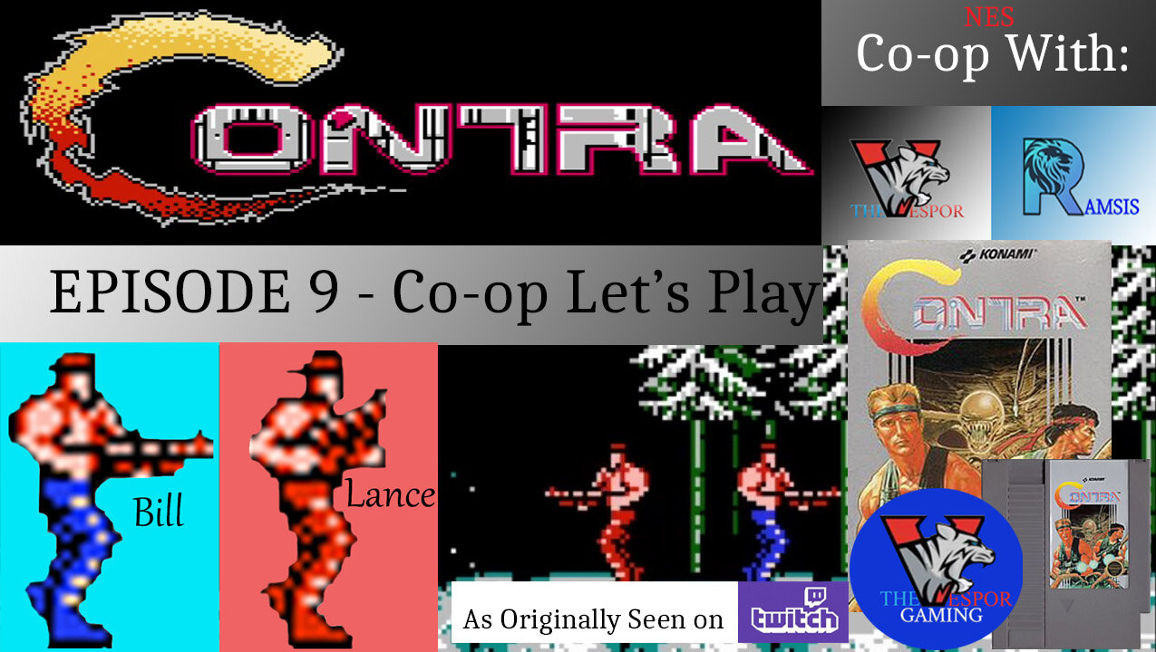 Retro NES Gameplay | Contra (NES) - Full Co-op Let's Play | 2-Player