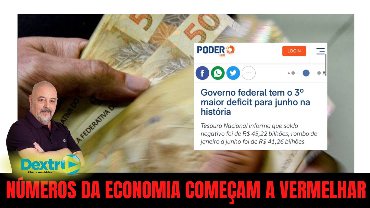 NÚMEROS DA ECONOMIA COMEÇAM A VERMELHAR