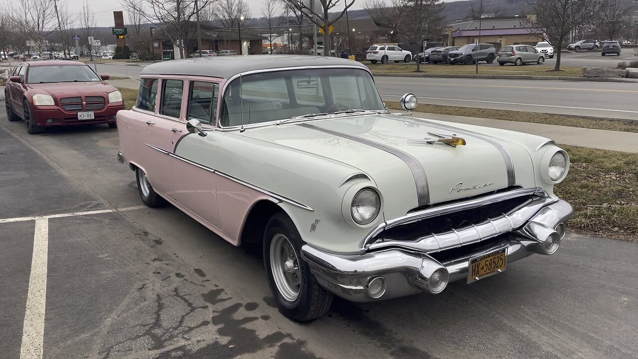 1956 Pontiac wagon.. in the wild