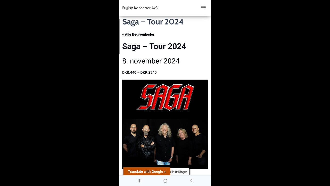 Tribute to Saga