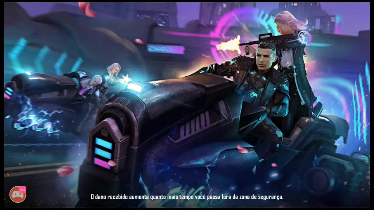 Veja a minha live de Free Fire