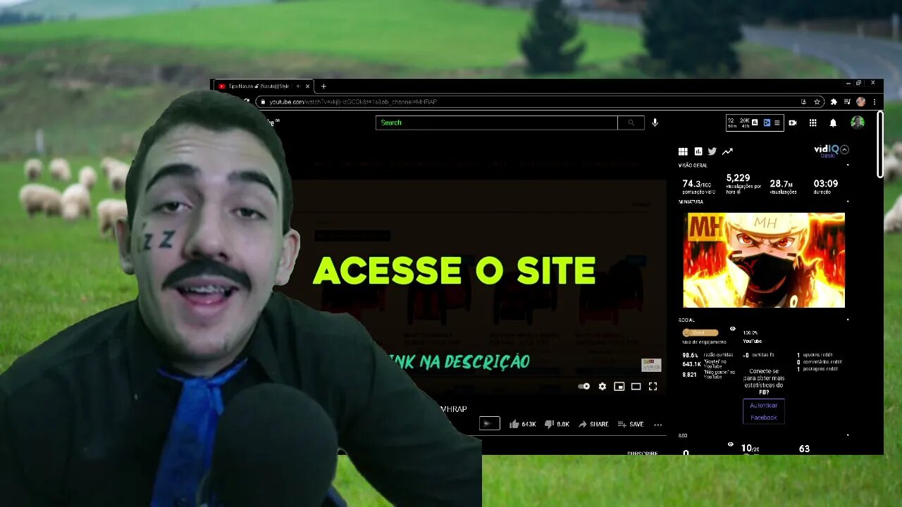PASTOR REACT Tipo Narutin 🍜 (Naruto) | Style Trap | Prod. Sidney Scaccio | MHRAP