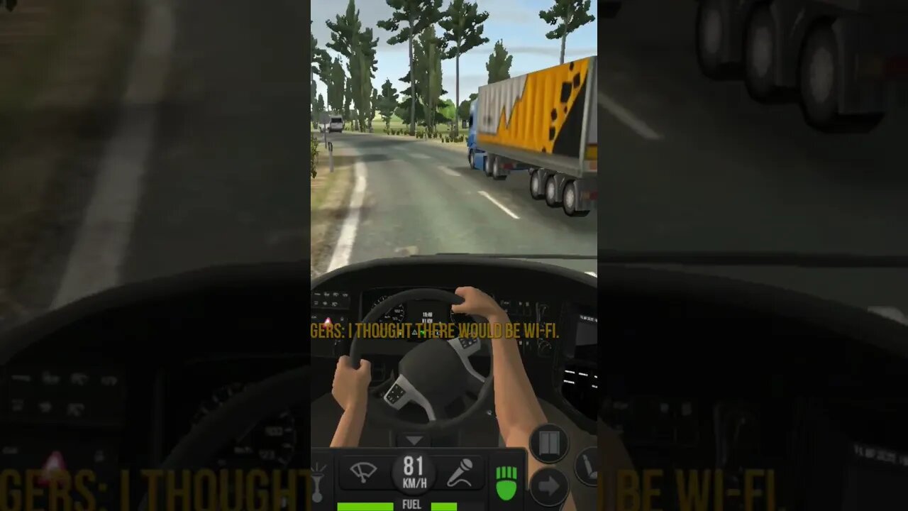 Bus Simulator : Ultimate | Bus Accident While Overtaking😱🤕 #shorts #trending #bus #wheels #games