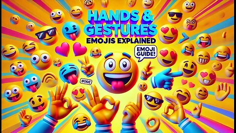 Hands & Gestures Emojis Explained 🖐👊 | How to Use Them in Texting | Part-02 | CTG_FunZone