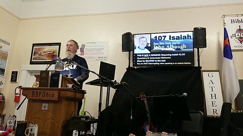 Isaiah 41:24-29 WEBCAST