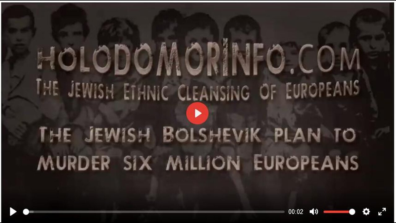 HOLODOMOR.com - The Jewish Plan to Murder Six Million Europeans