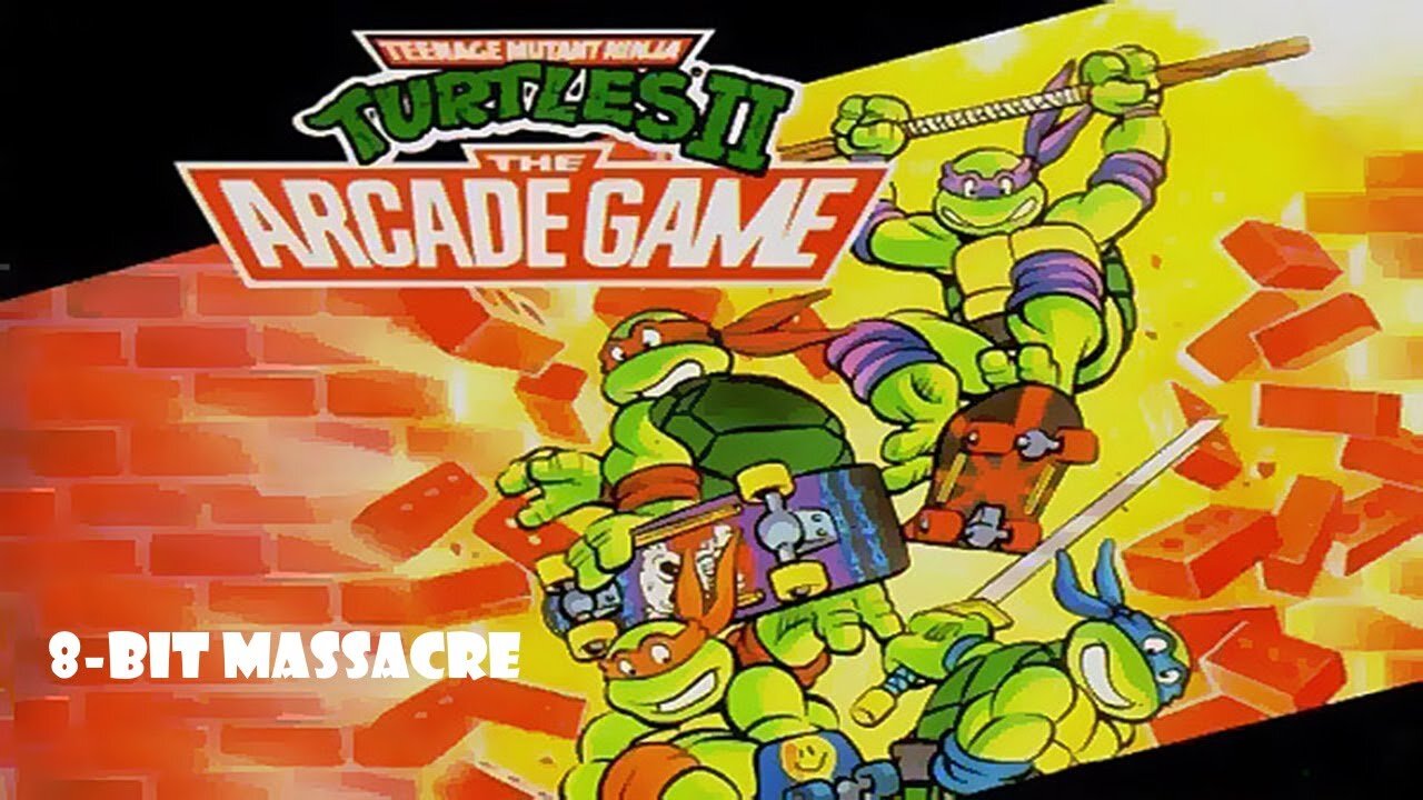 Teenage Mutant Ninja Turtles 2: The Arcade Game [Ft. Greedy McCreedy] - NES (2-Player/Scenes 1,2,3)