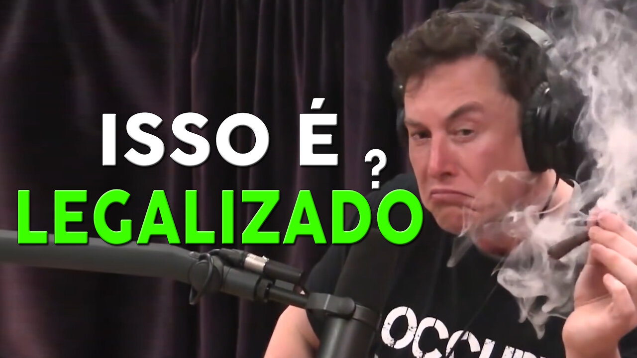 ELON MUSK FUMANDO UMA ERVINHA NO PODCAST DO JOE ROGAN | LEGENDADO