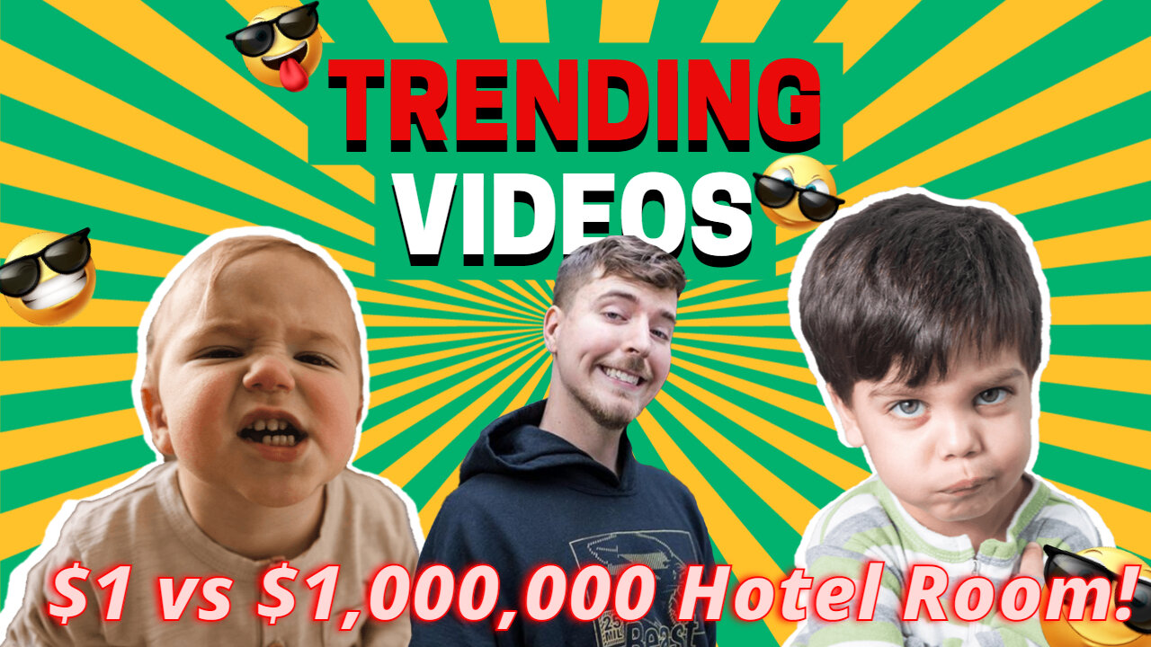 New Trending Videos - $1 vs. $1,000,000 Hotel Room by Mr. Beast